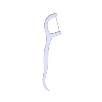 Floss Pick, Zahnseide und Zahnstocher
