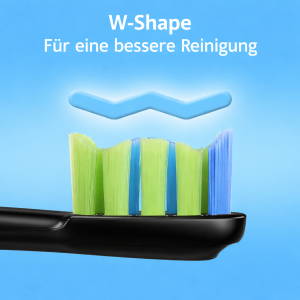 Ersatzbürsten, schwarz